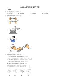 江苏省九年级上学期期末复习化学试题两套（附参考答案）