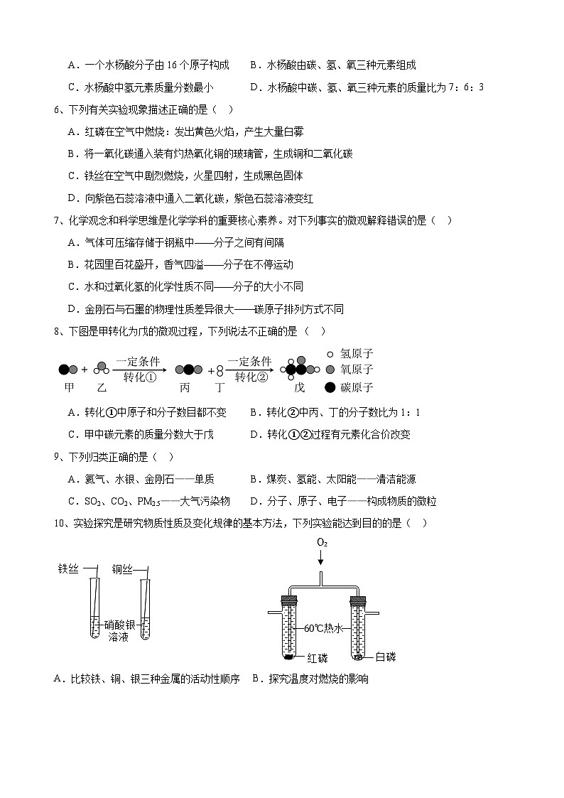 安徽省合肥市锦绣中学2023~2024学年九年级下学期化学开学考模拟题（二）第2页