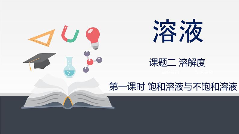 人教版九年级化学下册同步课件  9.2 溶解度（第1课时）（课件）第1页