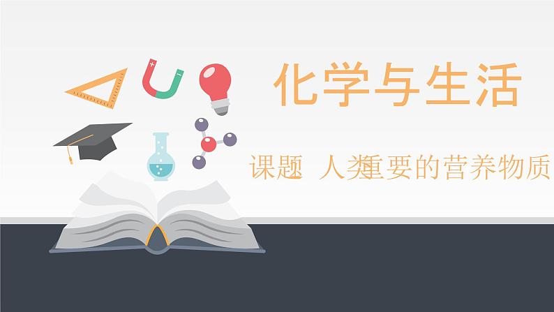 人教版九年级化学下册同步课件  12.1人类重要的营养物质（课件）第1页