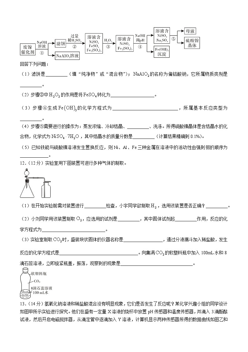 2023年四川省绵阳市中考化学真题第3页
