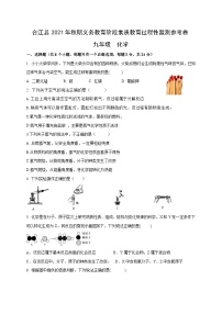 四川省泸州市合江县2021-2022学年九年级上学期期中考试化学试题