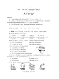 河南省平顶山市郏县2023-2024学年九年级上学期期末学情检测化学试题