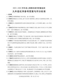 河南省信阳市潢川县2023-2024学年九年级上学期期末化学试题(1)