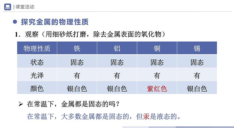 人教版化学九年级下册 8.1金属材料 教学课件08