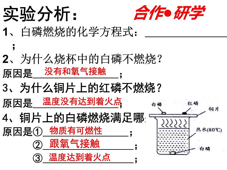 7.1燃烧和灭火教学课件---2023-2024学年九年级化学人教版上册第6页