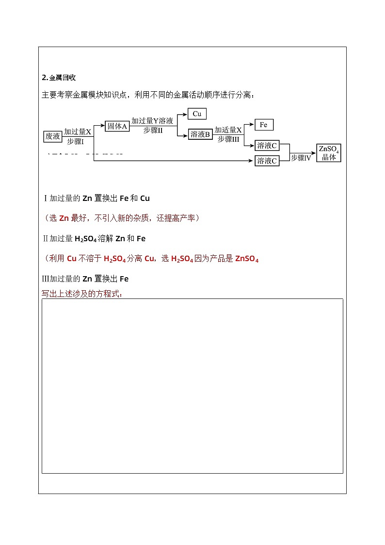 2024年湖南省中考化学二轮复习工艺流程题第2页