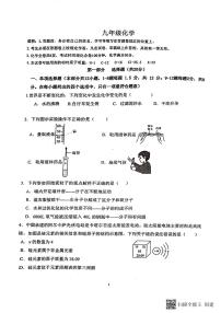 广东省深圳市龙岗区东兴外国语学校2023-2024学年九年级下学期2月开学考试化学试题