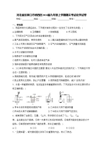 河北省张家口市桥西区2024届九年级上学期期末考试化学试卷(含答案)