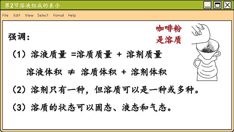 沪教化学九年级下册 6.2溶液组成的表示 PPT课件第7页