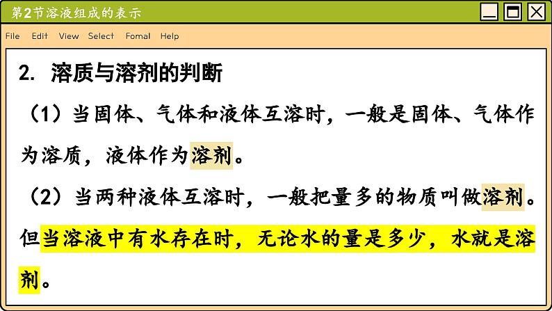 沪教化学九年级下册 6.2溶液组成的表示 PPT课件第8页