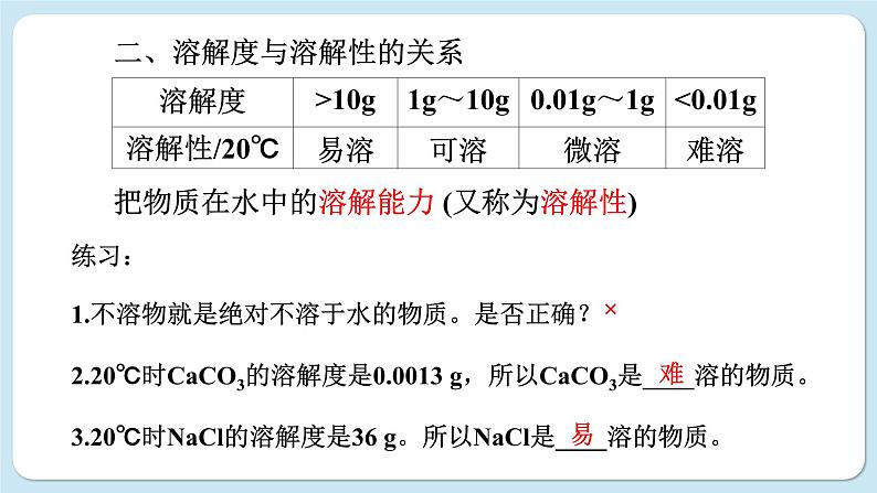 科粤化学九年级下册 7.2物质溶解的量 PPT课件08