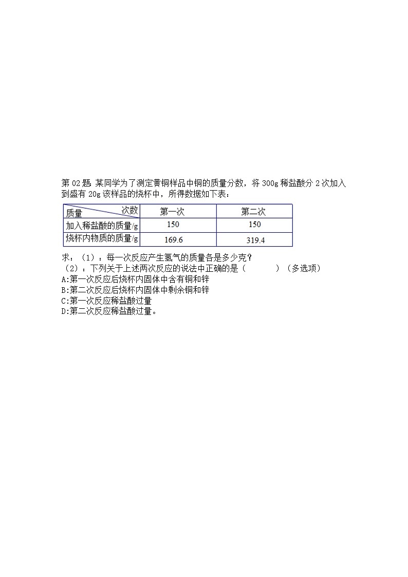 2024年直击中考专题（10）（附答案）：第十单元：酸碱盐第2页
