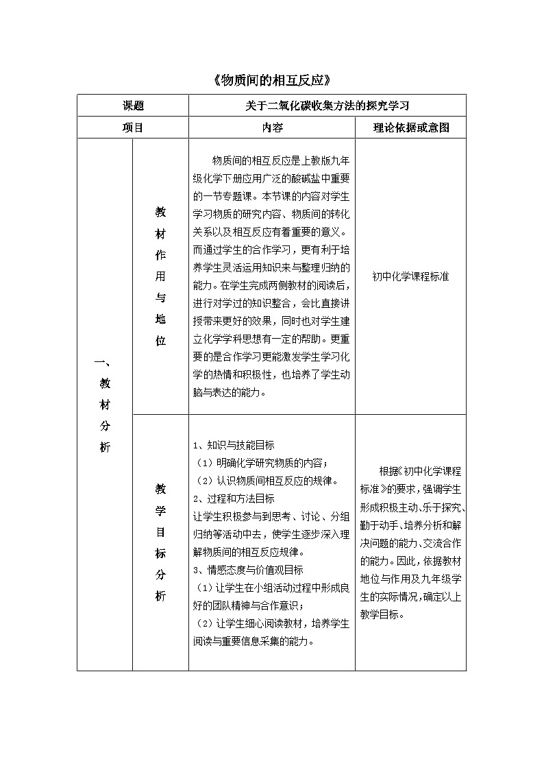 沪教版化学九年级下册 第7章 应用广泛的酸·碱·盐  整理与归纳(1)教案01