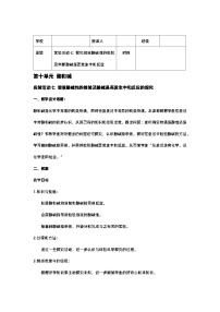 沪教版九年级下册基础实验7 溶液的酸碱性教案设计