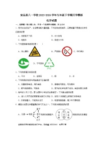 安徽省滁州市定远县八一学校2023-2024学年九年级下学期开学模拟化学试题