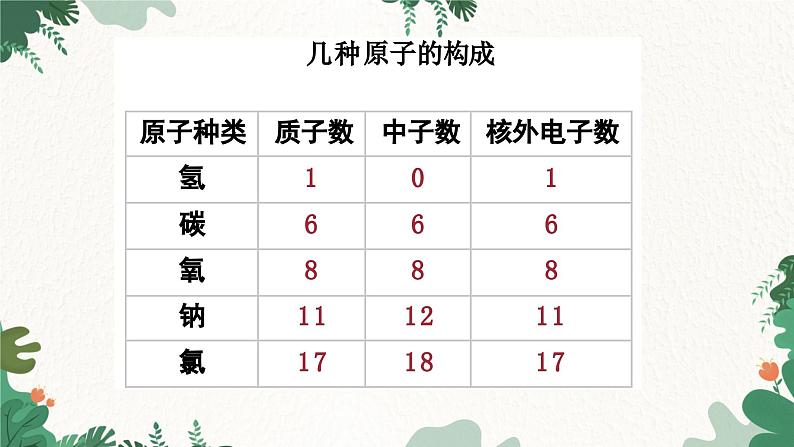 人教版化学九年级上册 3.2 原子的结构课件06