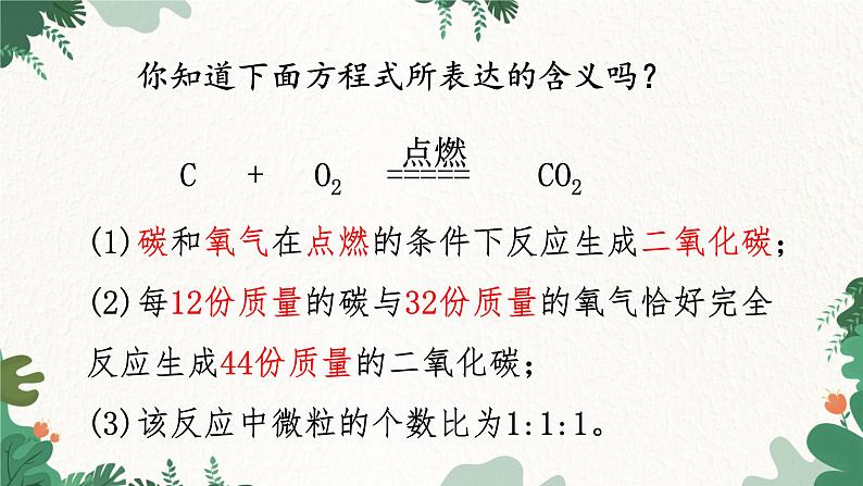 人教版化学九年级上册 5.2 如何正确书写化学方程式课件02