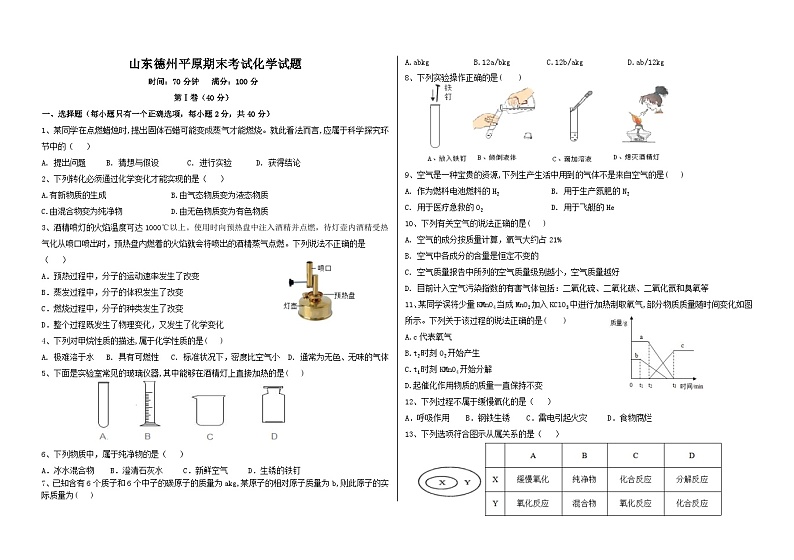 化学题第1页