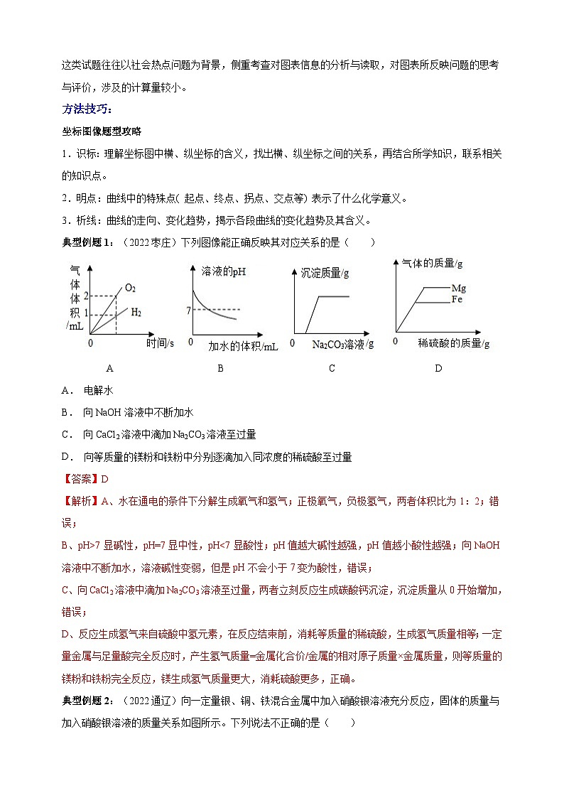 中考化学二轮复习精品讲义专题04 化学图表题第2页