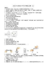 45，2024年安徽省中考化学模拟试题（五）