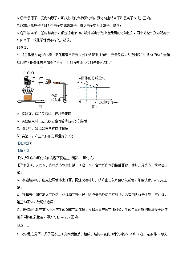 安徽省滁州市定远县吴圩片区学校2023-2024学年九年级上学期期末化学试题第3页