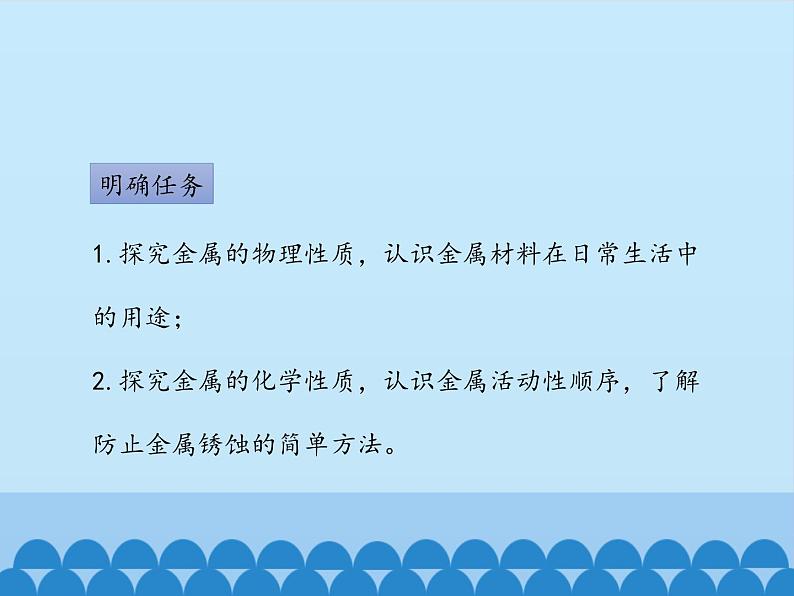 鲁教版化学九年级下册 第九单元 到实验室去：探究金属的性质_ 课件03