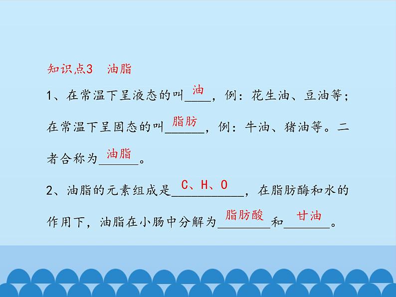 鲁教版化学九年级下册 第十单元 第一节 食物中的有机物_ 课件06