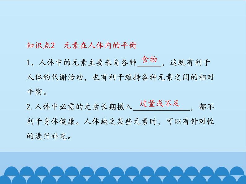 鲁教版化学九年级下册 第十单元 第二节 化学元素与人体健康_ 课件第6页