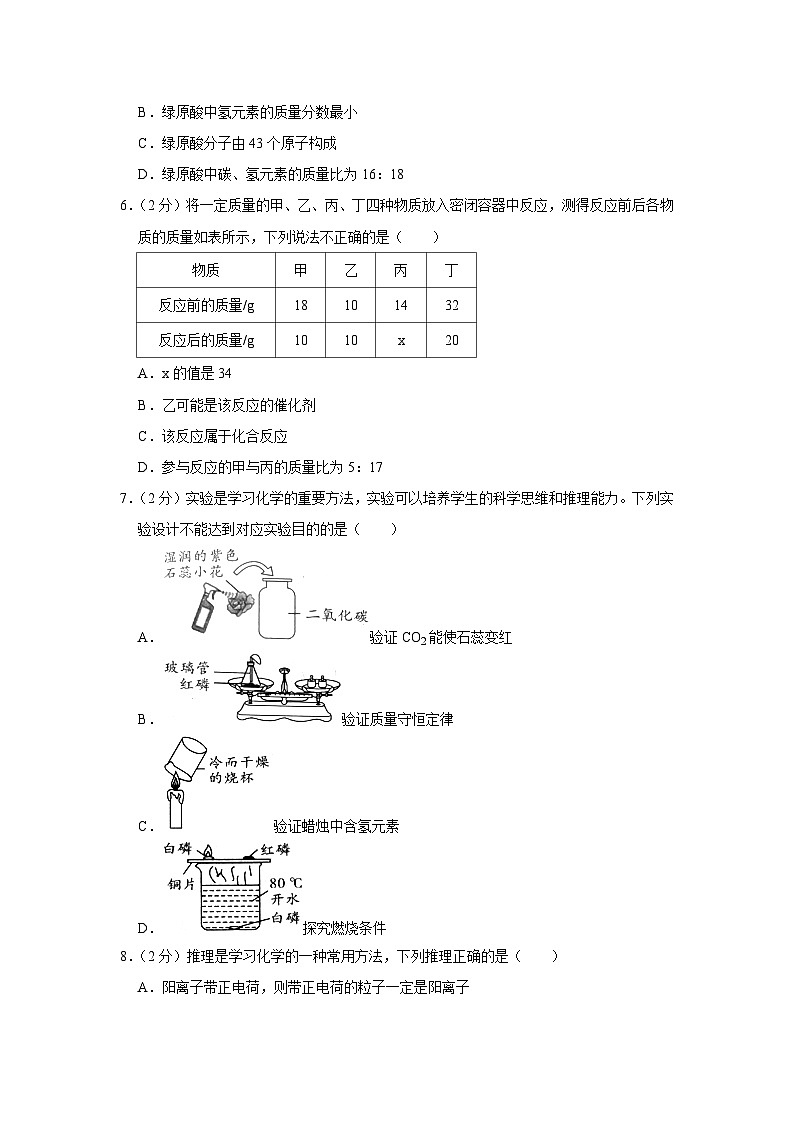 2023-2024学年陕西省西安市临潼区九年级（上）期末化学试卷第2页