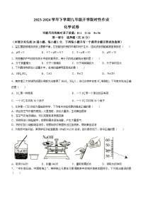 辽宁省沈阳市南昌初级中学2023-2024学年九年级下学期开学考试化学试卷