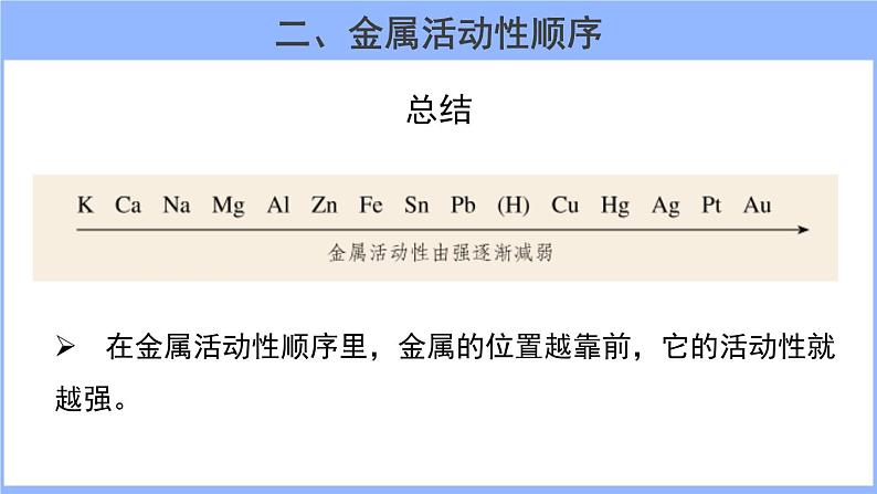 人教版化学九年级下册 8.2金属的化学性质（2）课件08