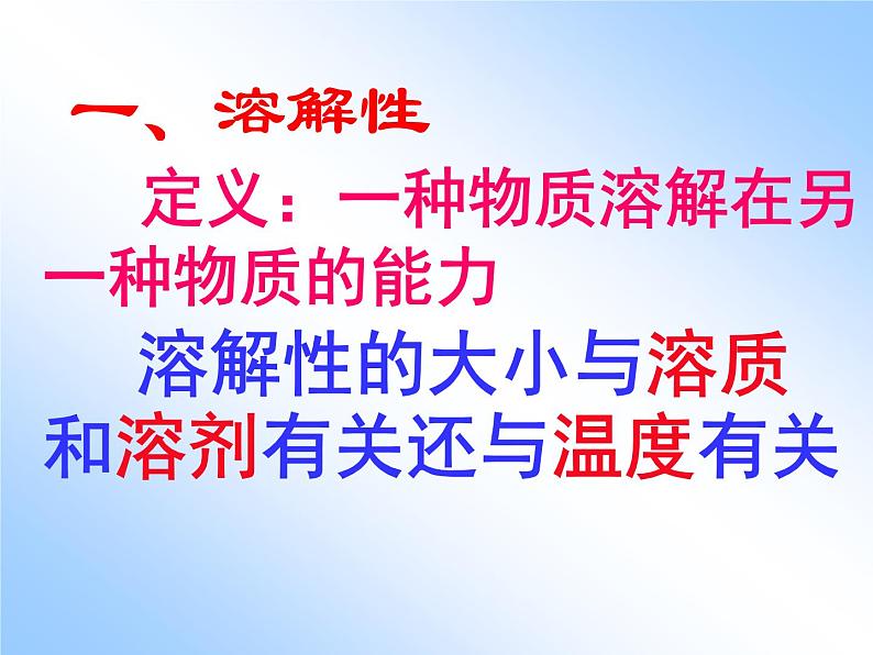 人教版化学九年级下册 9.2溶解度（2）课件第2页