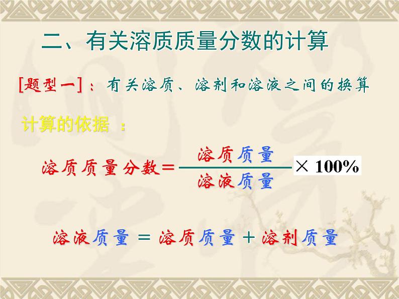 人教版化学九年级下册 9.3溶液的浓度课件第7页