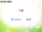 人教版化学九年级下册 综合复习与测试第九单元课件