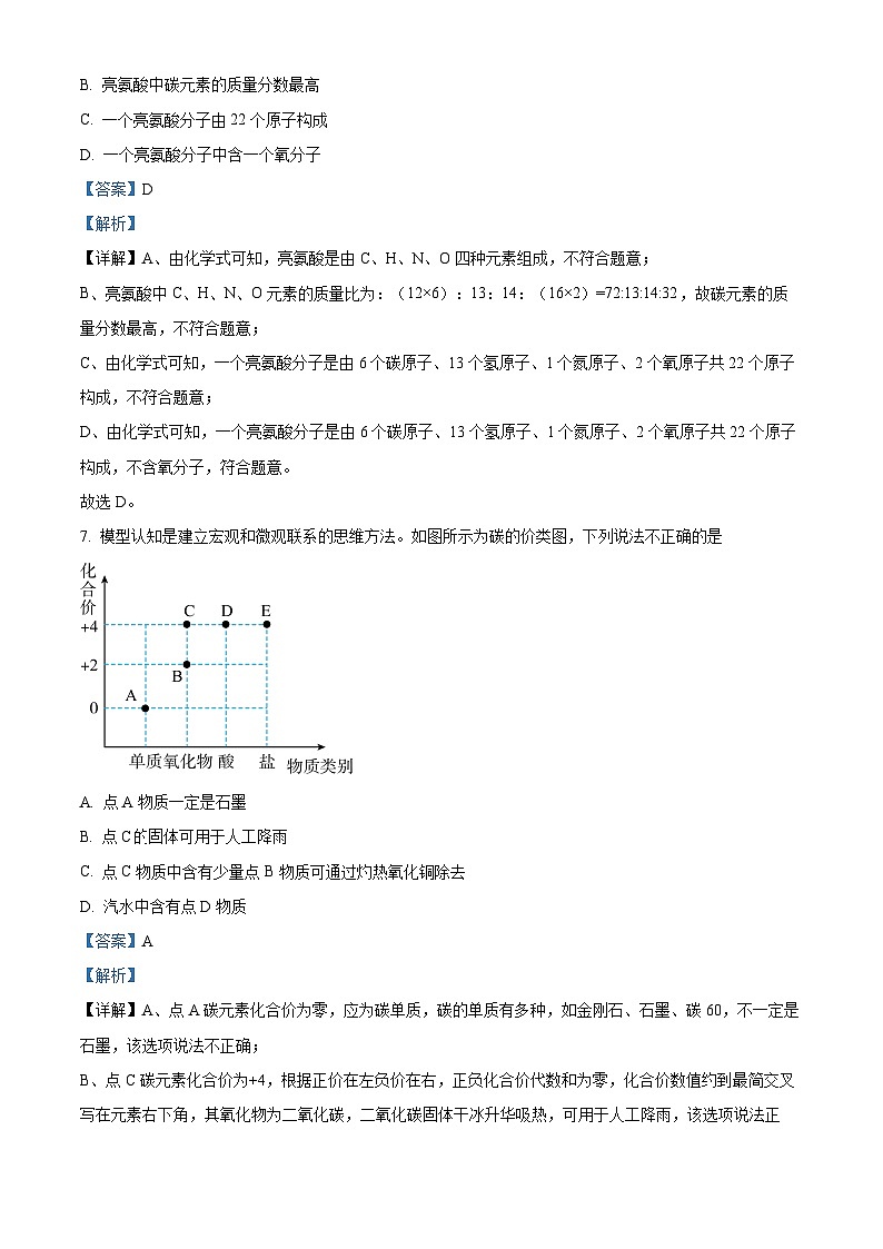 18，吉林省第二实验学校2023-2024学年九年级下学期开学考试化学试题03
