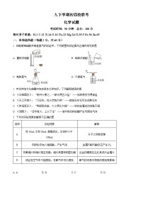 54，黑龙江省大庆市肇源县西部四校2023-2024学年九年级下学期开学化学试题