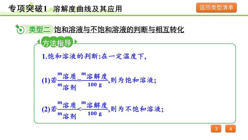 2024年中考化学精讲课件---专项突破1 溶解度曲线及其应用第8页