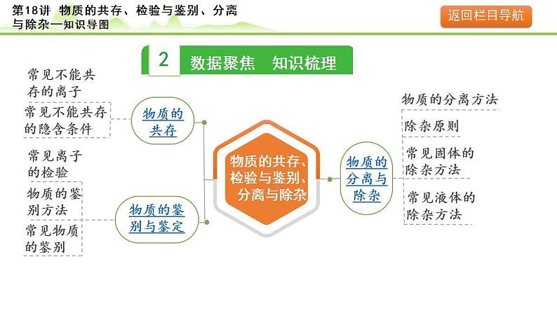 2024年中考化学精讲课件---第18讲  物质的共存、检验与除杂第4页