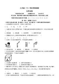 25，辽宁省辽阳市部分学校2023-2024学年 下学期九年级开学考试化学试题()