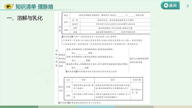 2024河北中考化学复习 板块一 主题4　常见的溶液(2~5.5分) 课件第3页