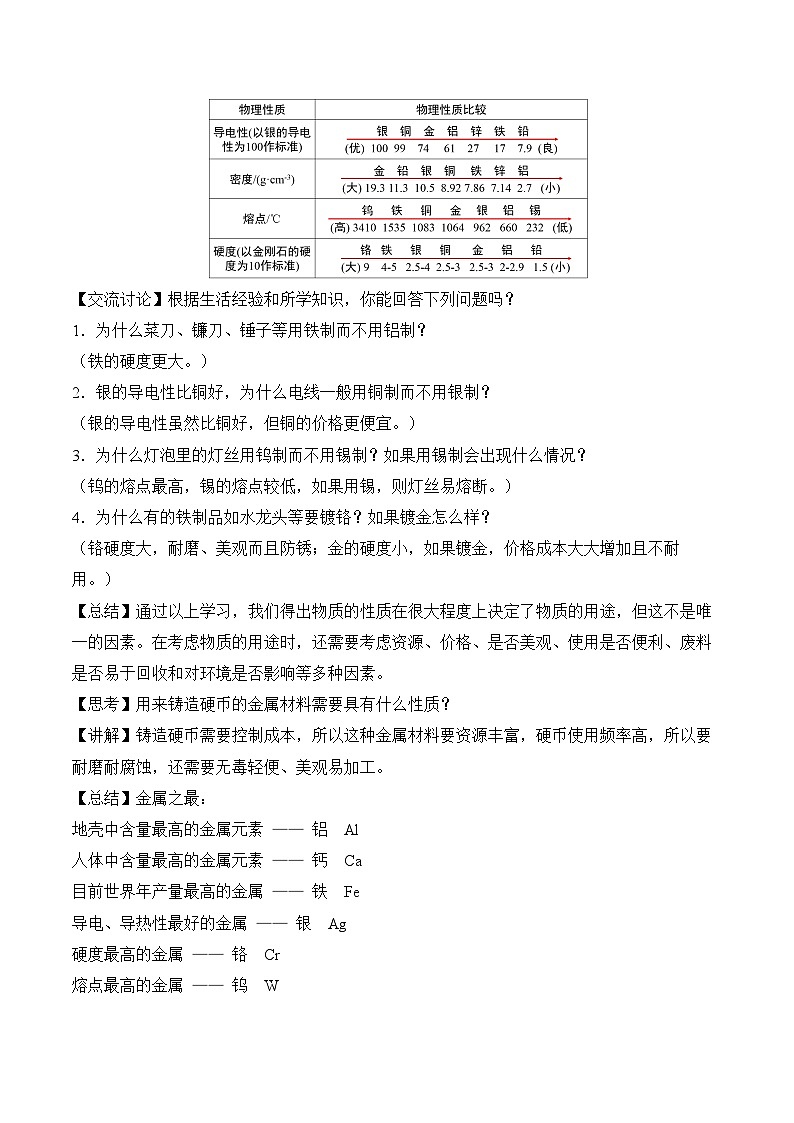《金属材料》（教学设计）-九年级化学下册同步备课系列（人教版）03