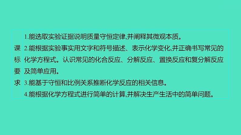 2024山东中考复习 人教版化学 考点研究 第三部分　第4讲　定量研究化学反应 课件02