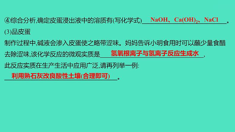 2024山东中考复习 人教版化学 题型突破 题型十　项目式学习活动 课件第6页