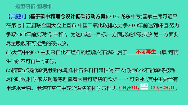 2024山东中考复习 人教版化学 题型突破 题型十二　跨学科实践活动 课件02