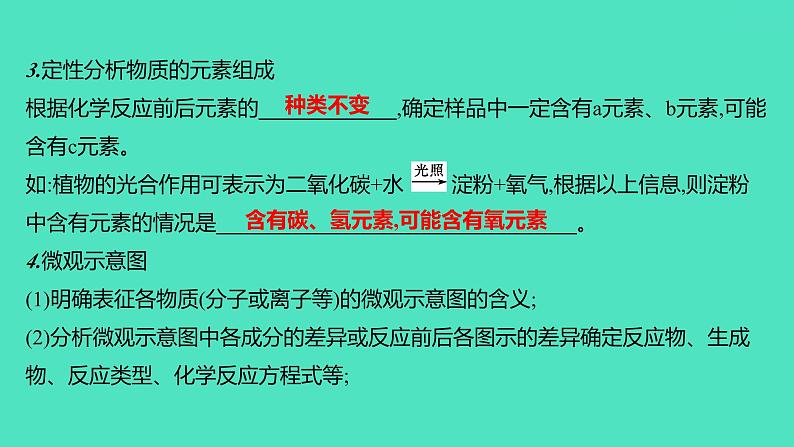 2024山东中考复习 人教版化学 考点研究 微专题3　质量守恒定律的应用 课件第4页