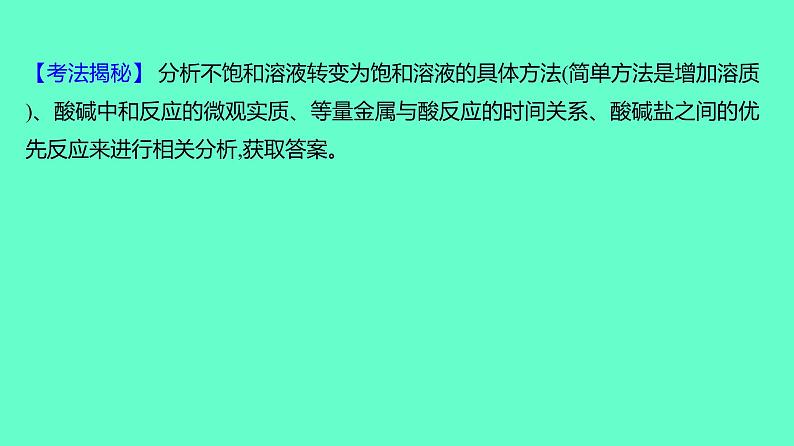 2024贵州中考一轮复习 人教版化学 热考专题 专题二　坐标曲线题 课件04