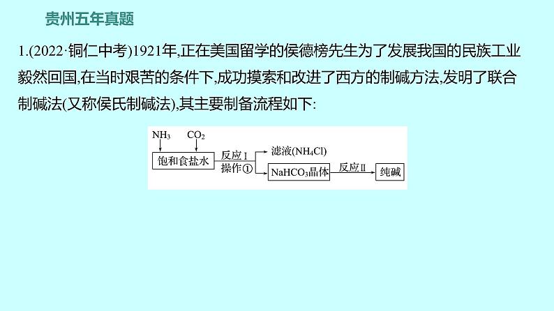 2024贵州中考复习 人教版化学 题型七　工艺流程题 课件08