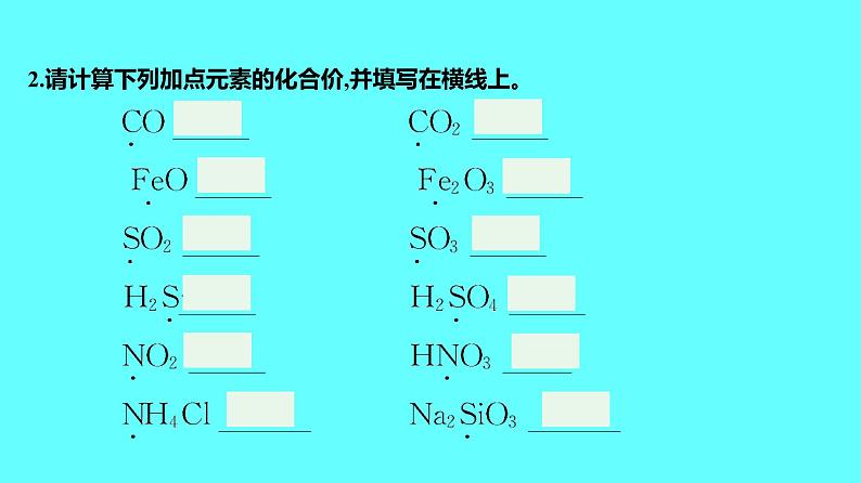 2024湖南中考复习 人教版化学 微专题一　化学用语 课件04