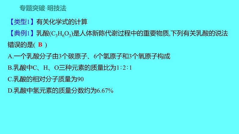 2024湖南中考复习 人教版化学 专题六　化学计算 课件第2页